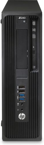 HP Z240 SFF Intel® Xeon® E3 v6 E3-1245V6 16 GB DDR4-SDRAM 256 GB SSD Windows 10 Pro Workstation Black