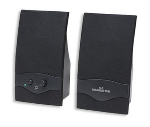 Manhattan 160650 loudspeaker Black Wired 6 W
