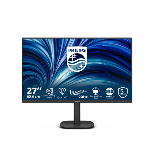 Philips 27B2N3500J/75 computer monitor 68.6 cm (27″) 2560 x 1440 pixels 2K LCD Black