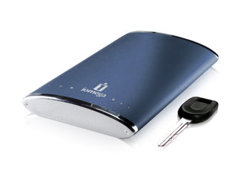 Iomega 250GB Portable Hard Drive external hard drive 5400 RPM USB 2.0 Blue