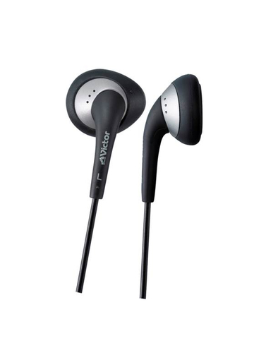 JVC HP-F240-S headphones/headset Wired In-ear Black, Silver