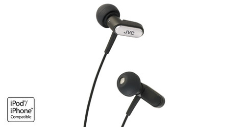 JVC HA-FXC50-S headphones/headset Wired Black