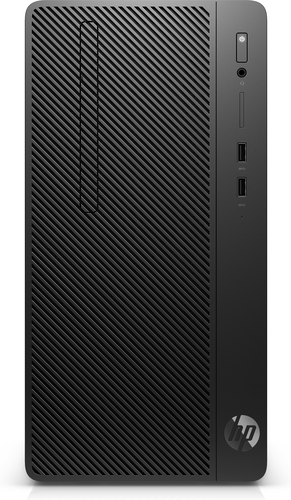HP 285 G3 AMD A8 A8-9600 8 GB DDR4-SDRAM 256 GB SSD Windows 10 Pro Micro Tower PC Black