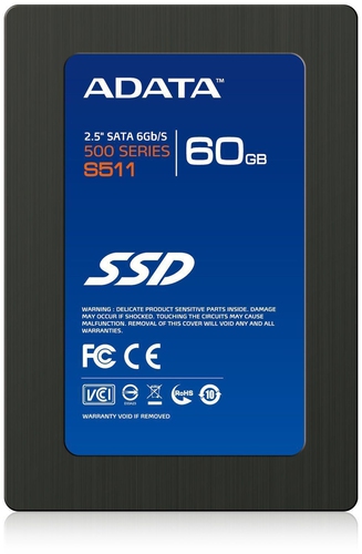 ADATA S511 60 GB 2.5″ Serial ATA III MLC