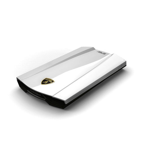 ASUS Lamborghini 500GB external hard drive 5400 RPM 2.5″ USB 2.0 White