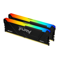 Kingston Technology FURY Beast 64GB 2666MT/s DDR4 CL16 DIMM (Kit of 2) RGB