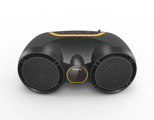 Philips AT11/94 portable/party speaker Stereo portable speaker Black, Orange 3 W