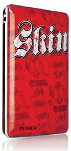 Iomega Ego Skin 500 GB external hard drive USB 2.0 Red