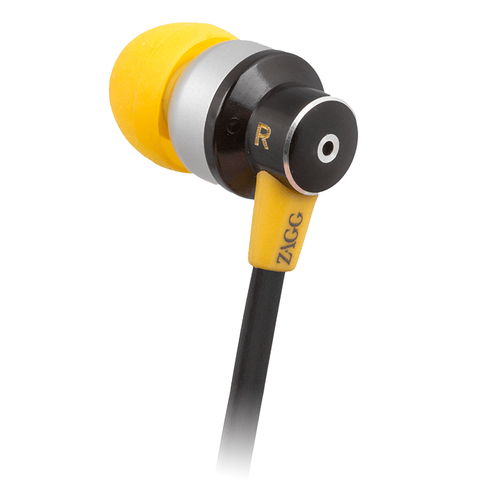 ZAGG ZR-Six Headset Wired In-ear Black, Silver, Yellow