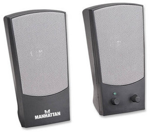 Manhattan 2150 1-way Black, Silver Wired 4 W