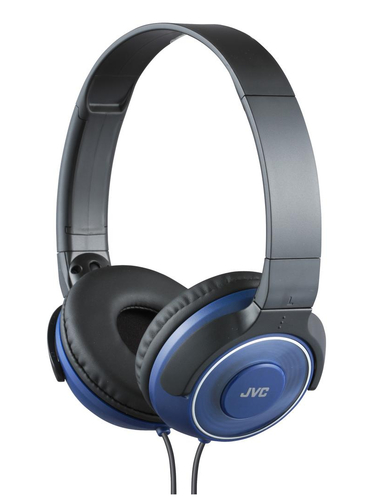JVC HA-S220-A-E Headset Wired Head-band Music Black, Blue