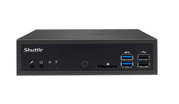 Shuttle XPC slim DH110 Intel® Core™ i5 i5-7400 8 GB DDR3L-SDRAM 120 GB SSD Windows 10 Mini PC Black