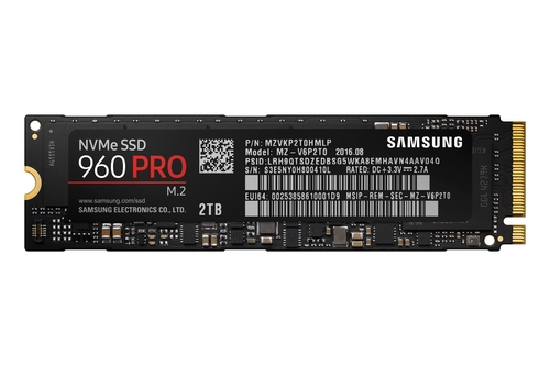 Samsung 960 PRO 2 TB M.2 PCI Express NVMe V-NAND