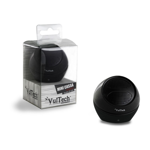 Vultech SP-205N portable/party speaker Mono portable speaker Black 2.5 W
