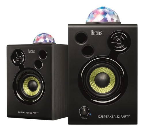 Hercules DJ Speaker 32 Party Black Wired 30 W