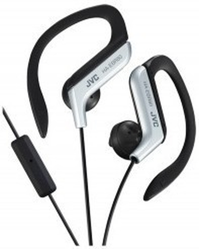 JVC HA-EBR80-S Headset Wired Ear-hook Black, Silver