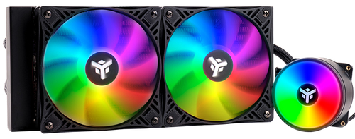 itek EVOLIQ 240 Processor All-in-one liquid cooler Black