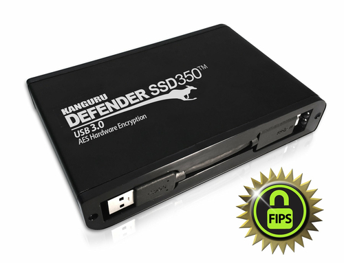 iStorage Kanguru Defender SSD350 2 TB| FIPS 140-2 Certified | Hardware Encrypted Solid State Drive | 2.5″ External |SATA (SATA/600) | TAA Compliant