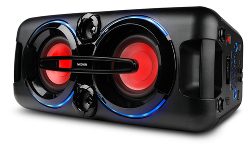 MEDION LIFEBEAT P67013 Stereo portable speaker Black 44 W