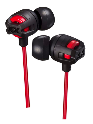 JVC Xtreme Xplosives HA-FX103M Earset HAFX103MR Headset Wired In-ear Black, Red