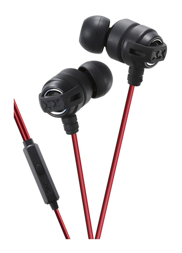 JVC Xtreme Xplosives Headset Wired In-ear Black, Red