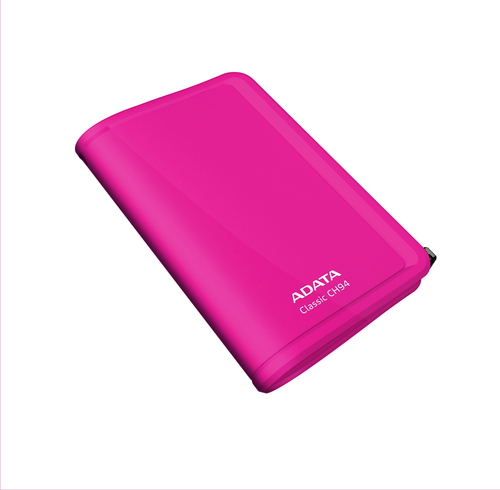 ADATA CH94 Portable 500GB external hard drive 2.5″ USB 2.0 Pink