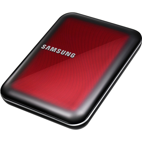 Samsung 320GB, USB 2.0 external hard drive 2.5″ Red