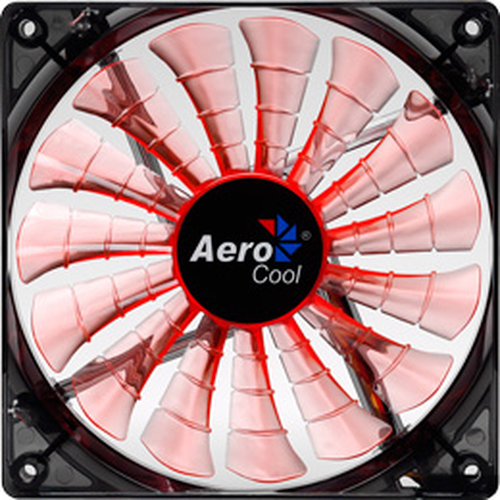 Aerocool Shark Computer case Fan 12 cm Black, Orange