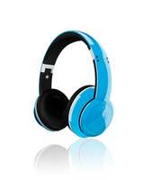 ICY BOX IB-HPh2-Bl Headphones Wired Head-band Blue