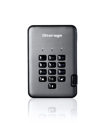 iStorage diskAshur PRO² HDD 3TB | Secure Portable Hard Drive |FIPS 140-2 Level 2, NCSC CPA, NLNCSA BSPA & NATO Restricted | AES-XTS 256-bit Hardware Encryption | PIN protected | OS & Platform Independent |GDPR, TAA Compliant|Brute force hack defence | Dust/Water Resistant