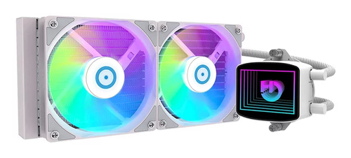 Hiditec LDCR10003 computer cooling system Processor All-in-one liquid cooler 12 cm White 1 pc(s)