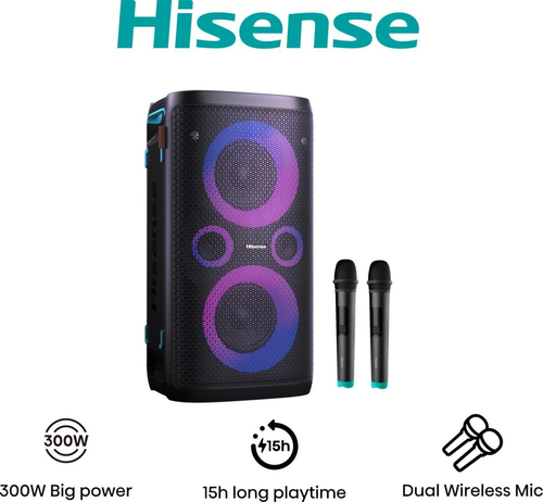 Hisense HP110 Black 300 W