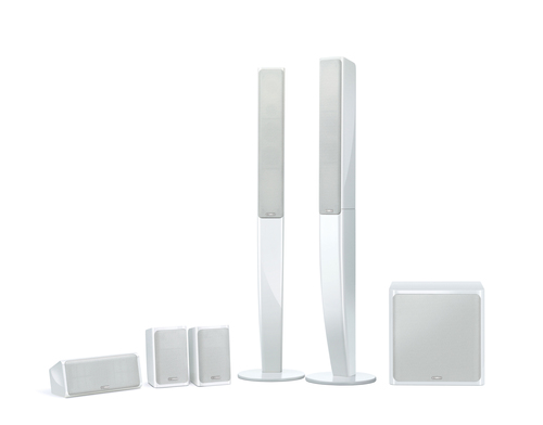 Yamaha NS-PA40 speaker set Home theatre White 5.1 channels 60 W