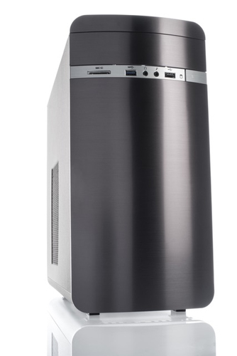 itek Otto Mini Tower Black, Silver