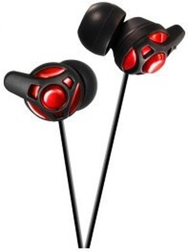 JVC HA-FX40-R Headphones Wired In-ear Black, Red
