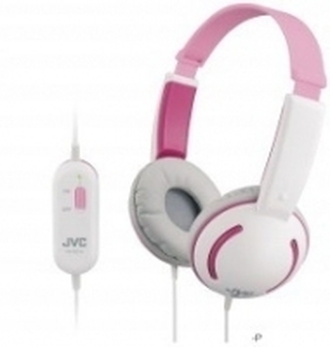 JVC HA-KD10 Headphones Wired Pink, White