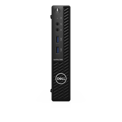 DELL OptiPlex 3080 Intel® Core™ i5 i5-10500T 8 GB DDR4-SDRAM 128 GB SSD Windows 10 Pro MFF Mini PC Black