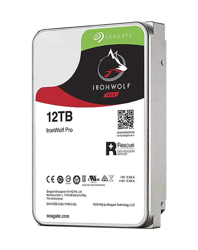 Seagate IronWolf Pro internal hard drive 12 TB 7200 RPM 256 MB 3.5″ Serial ATA III