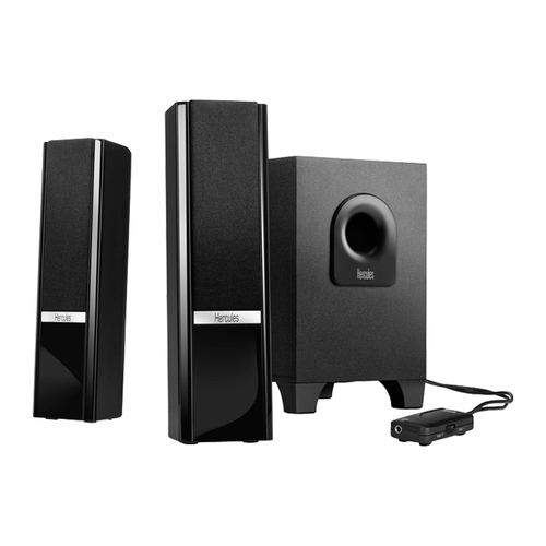 Hercules 2.1 Gloss speaker set 8 W Universal Black 2.1 channels 4 W