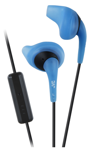 JVC Gumy Sport Headset Wired In-ear Sports Black, Blue
