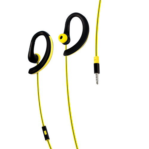 Area Auricolare a filo BICOLOR Headset Wired Ear-hook Black, Yellow