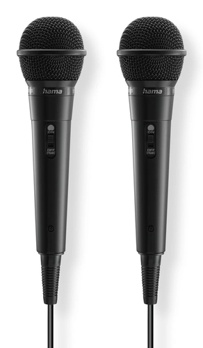 Hama Karaoke Black Karaoke microphone