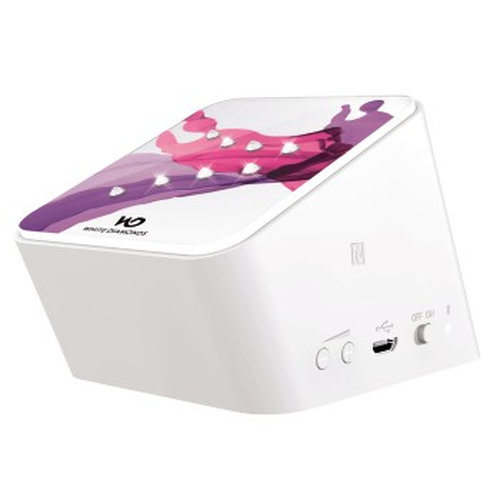 Hama Liquids Mono portable speaker Pink, White 2 W