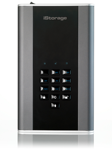 iStorage diskAshur DT² HDD 18TB | Secure Portable Desktop Drive |FIPS 140-2 Level 2, NCSC CPA, NLNCSA BSPA & NATO Restricted | AES-XTS 256-bit Hardware Encryption | Common Criteria EAL5+ (Hardware Certified) | PIN protected | OS & Platform Independent |GDPR, TAA Compliant|Brute force hack defence | Dust/Water Resistant