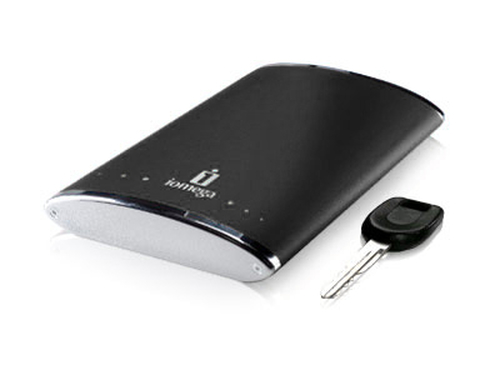 Iomega 160 GB eGo FireWire/USB external hard drive 5400 RPM Black