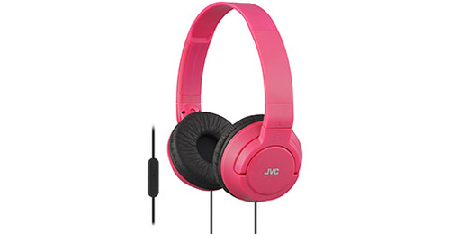 JVC HA-SR185 Headset Wired Head-band Black, Pink