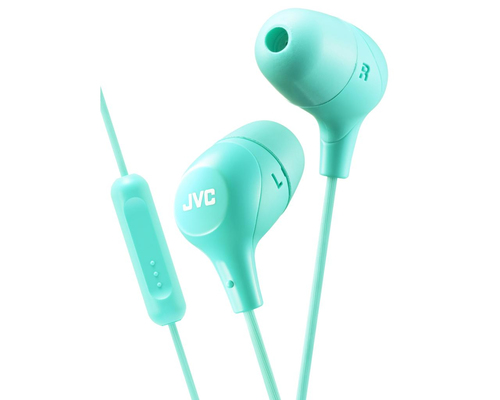 JVC HA-FX38M-G-E Inner ear headphones with remote & microphone