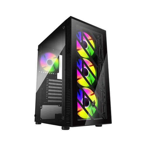 FSP CMT192 Case Midi Tower mITX, mATX, ATX Black Fixed RGB