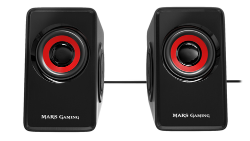 Mars Gaming MS1 loudspeaker Black, Red Wired 10 W