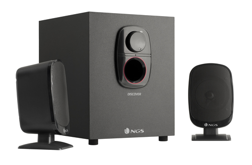 NGS Discover 2.1 speaker set 20 W Universal Black